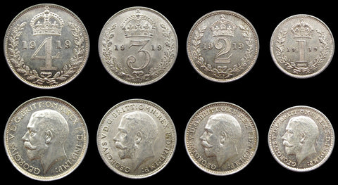 George V 1919 Full Maundy Set