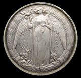1919 WWI Treaty Of Peace 35mm Silver Medal - By Spink & Sons