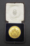 1922 Institution Of Naval Architects 71g Gold Medal - Cased