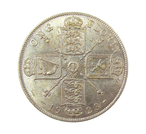 George V 1923 Florin - EF