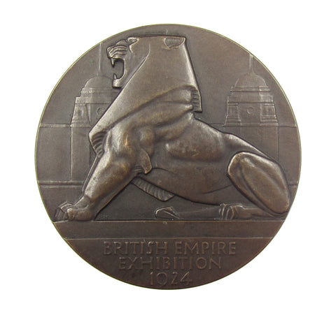 1924 British Empire Exhibition 51mm Bronze Medal