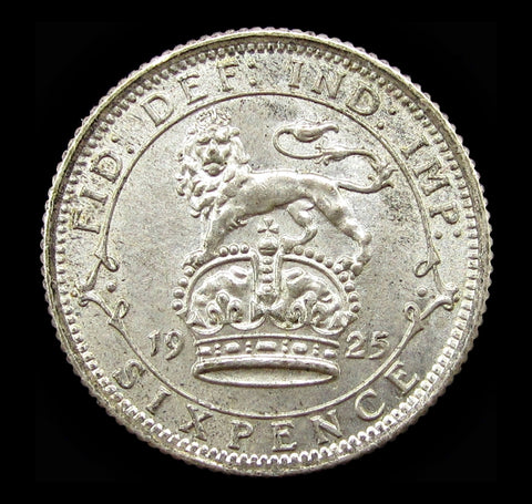 George V 1925 Sixpence - UNC