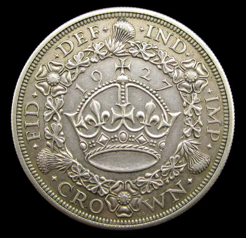George V 1927 Proof Crown - GVF