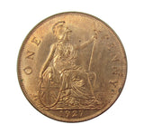 George V 1927 Penny - UNC