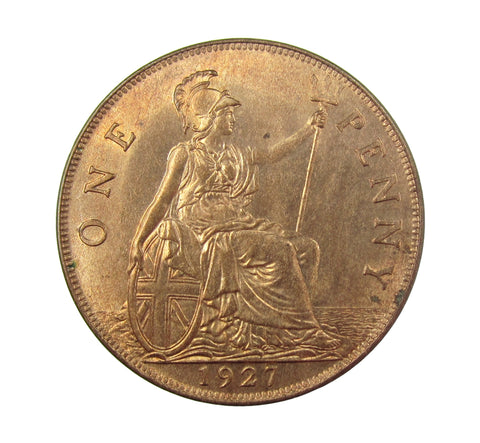 George V 1927 Penny - UNC