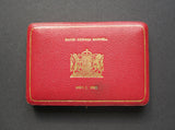 1927 Royal Mint Hard Case For George V 6 Coin Proof Set - Named