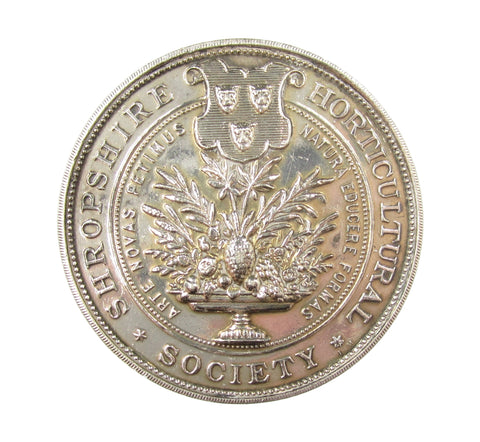 1927 Shropshire Horticultural Society 45mm Silver Medal
