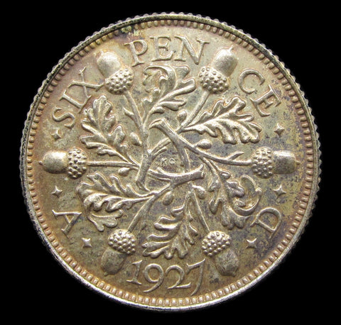 George V 1927 Proof Sixpence - GEF