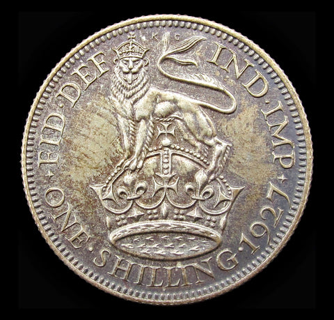 George V 1927 Proof Shilling - FDC