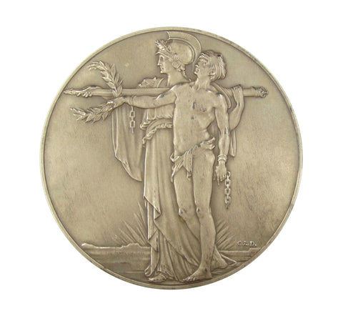 1928 Signing Of The Armistice Anniversary 76mm Silver Medal