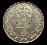 George V 1928 Maundy Fourpence - A/UNC