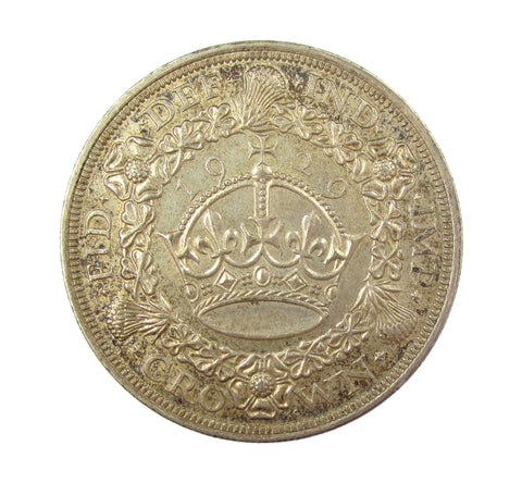 George V 1929 Wreath Crown - NEF