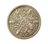 George V 1929 Sixpence - GEF