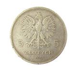 Poland 1930 5 Zlotych - Good Fine