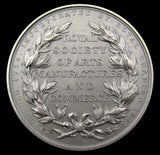 1933 George V Royal Society of Arts Silver President's Medal - By Wyon