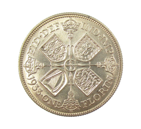 George V 1933 Florin - GEF