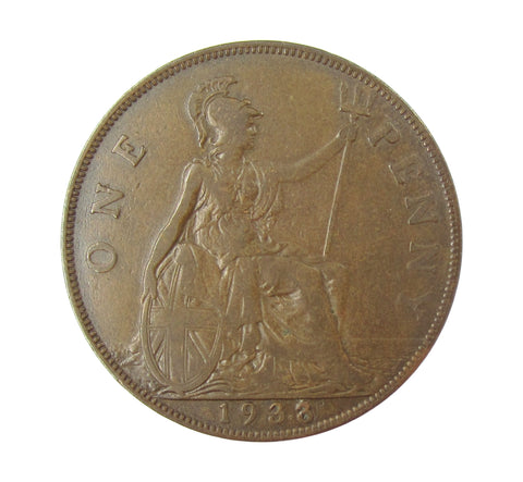 George V 1933 Penny - Altered Date