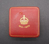 1935 George V Silver Jubilee Royal Mint 57mm Silver Medal - Cased