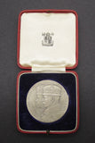 1935 George V Silver Jubilee Royal Mint 57mm Silver Medal - Cased