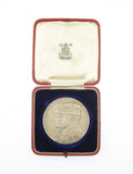 1935 George V Silver Jubilee Royal Mint 57mm Silver Medal - Cased