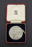 1935 George V Silver Jubilee Royal Mint 57mm Silver Medal - Cased