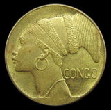 Congo 1935 Brussels International Exposition Medal By Turin