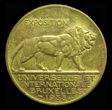 Congo 1935 Brussels International Exposition Medal By Turin