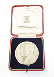 1935 George V Silver Jubilee Royal Mint 57mm Silver Medal - Cased