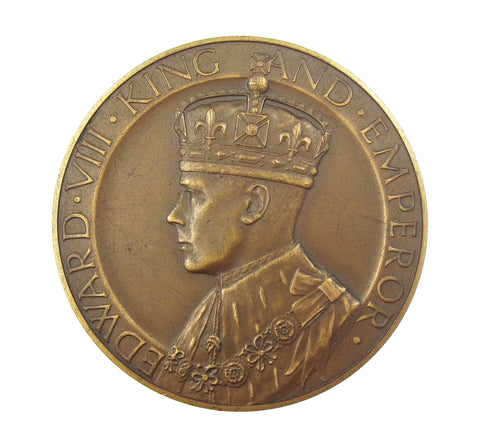 1936 Abdication Of Edward VIII 51mm Medal - By Pinches