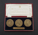 1936 Year Of The Three Kings Set Of 3 Medals - Cased