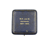 1937 Birth's Death's And Marriages 32mm Silver Medal - Cased