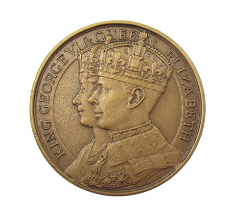 1937 George VI & Elizabeth Visit To Edinburgh 32mm Medal