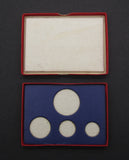1937 Royal Mint Card Case For George VI 4 Coin Gold Proof Set