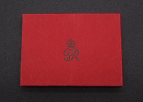 1937 Royal Mint Card Case For George VI 4 Coin Gold Proof Set