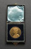 1937 George VI Coronation 32mm Gold Medal - Cased