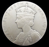 1937 George VI Silver Jubilee Royal Mint 57mm Silver Medal - Cased