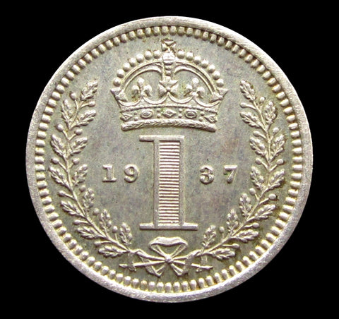 George VI 1937 Maundy Penny - A/UNC