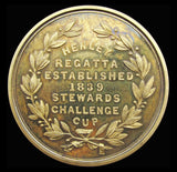 1937 Henley Regatta Silver Stewards Challenge Cup Medal - Cased