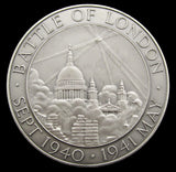 1944 Battle Of London 57mm Silver Cased Medal - By Pinches