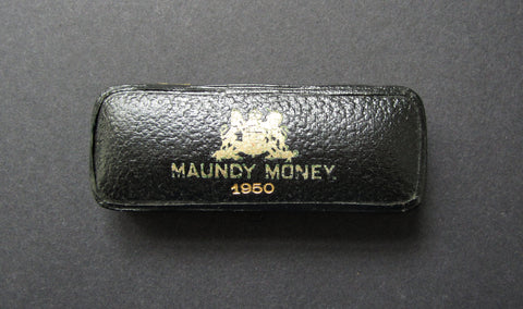 1950 Dated Hard Case For 4 Coin Maundy Set