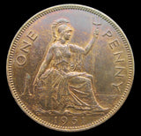 George VI 1951 Proof Penny - nFDC