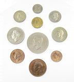 George VI 1951 10 Coin Cased Proof Set - Crown To Farthing