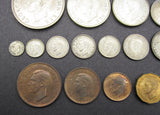 George VI 1937 15 Coin Cased Proof Set - Crown To Maundy