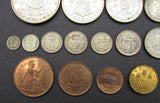 George VI 1937 15 Coin Cased Proof Set - Crown To Maundy