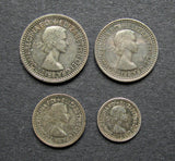 Elizabeth II 1953 Full Maundy Set - Cased