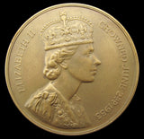 1953 Elizabeth II Coronation 57mm Bronze Medal - By Spink & Son