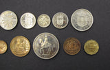 Elizabeth II 1953 10 Coin Cased Proof Set - Crown To Farthing