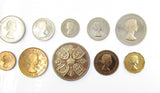 Elizabeth II 1953 10 Coin Cased Proof Set - Crown To Farthing