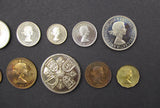 Elizabeth II 1953 10 Coin Cased Proof Set - Crown To Farthing