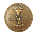 1965 Death Of Winston Churchill 50mm Bronze Medal - By Lowental